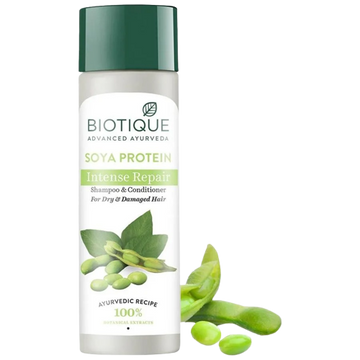 Biotique Advanced Ayurveda Bio Soya Protein Fresh Nourishing Shampoo - 120 ML