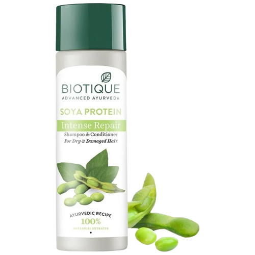 Biotique Advanced Ayurveda Bio Soya Protein Fresh Nourishing Shampoo - 120 ML