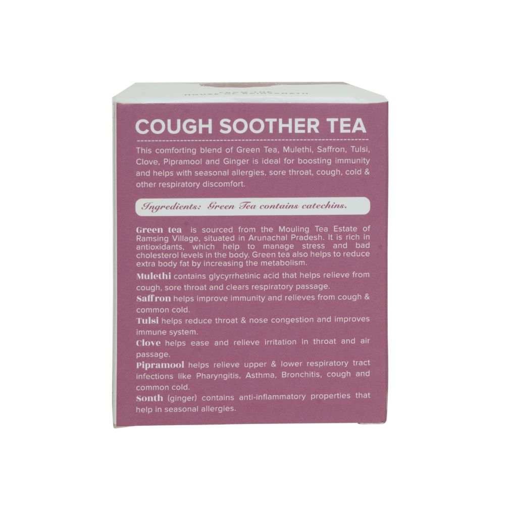 Baidyanath Jhansi Ayurvedant Coff Soother Tea Bags - 10 Tea Bags