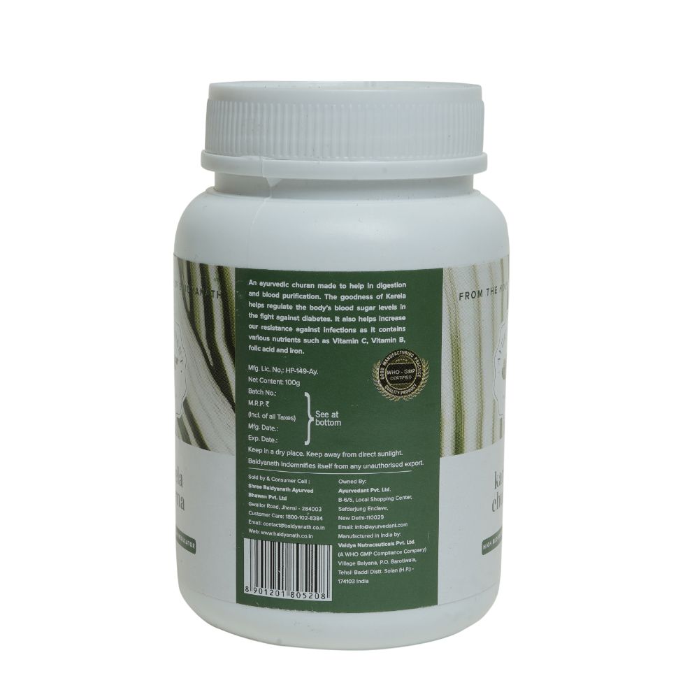 Baidyanath Jhansi Ayurvedant Karela Churna - 100 GM