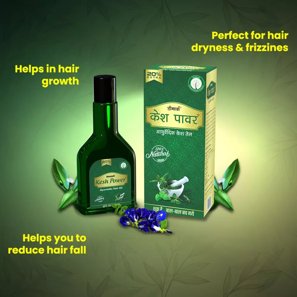 Deemark Kesh Power Ayurvedic Hair Oil - 240 ML