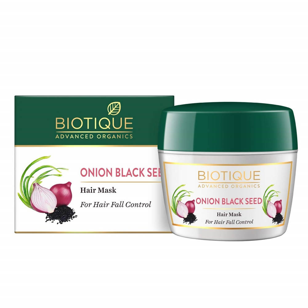 Biotique Advanced Organics Onion Black seed Hair Mask For Hair Fall Control - 175 GM