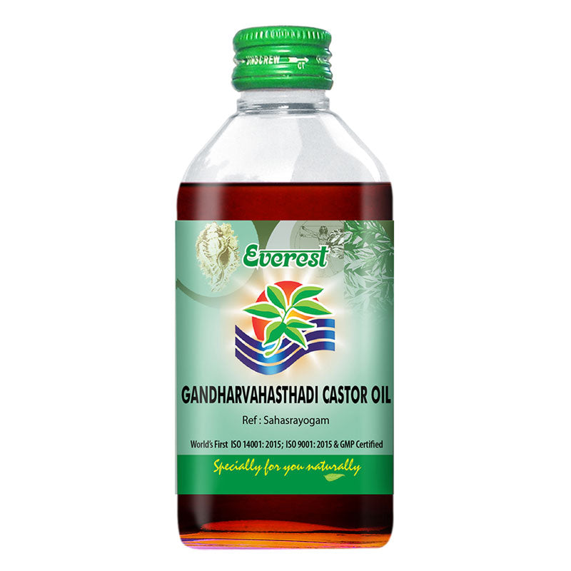 Everest Ayurveda Gandharvahasthadi Castor Oil - 450 ML