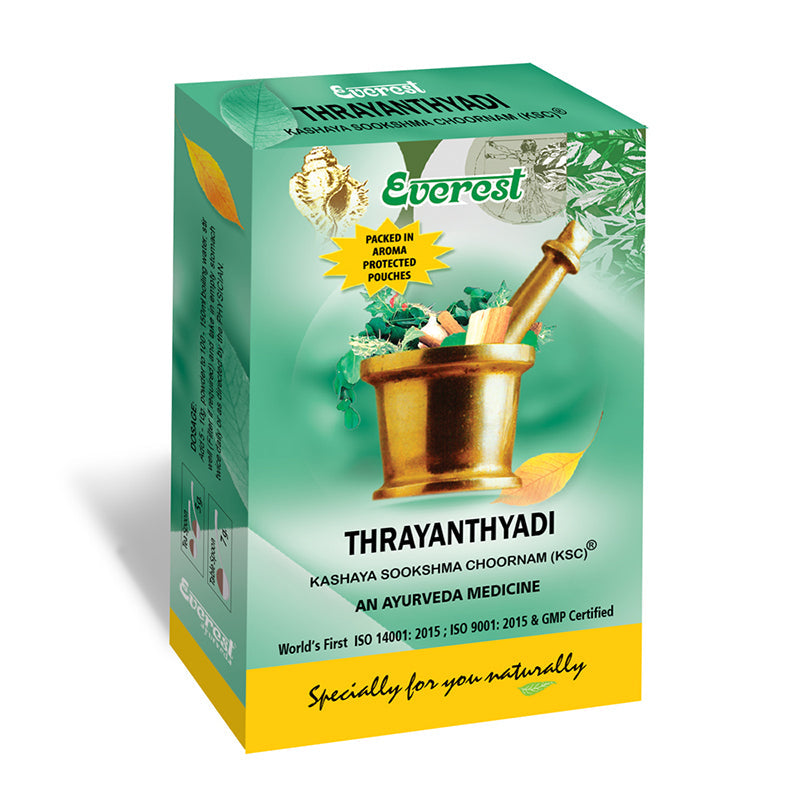 Everest Ayurveda Thrayanthyadi Kashaya Sookshma Choornam - 100 GM