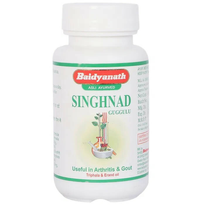 Baidyanath Jhansi Singhnad Guggulu - 80 Tabs