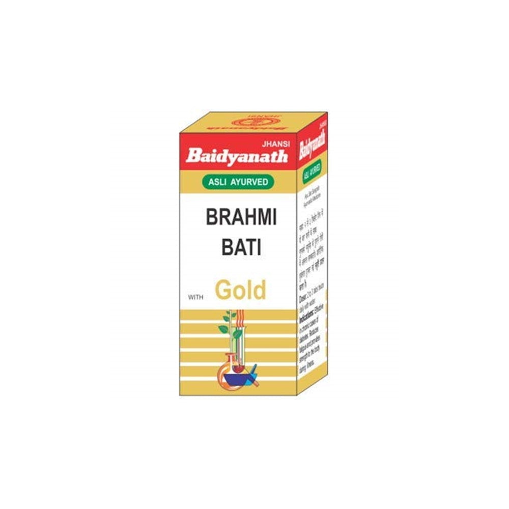 Baidyanath Jhansi Brahmi Bati with Gold - 10 Tabs