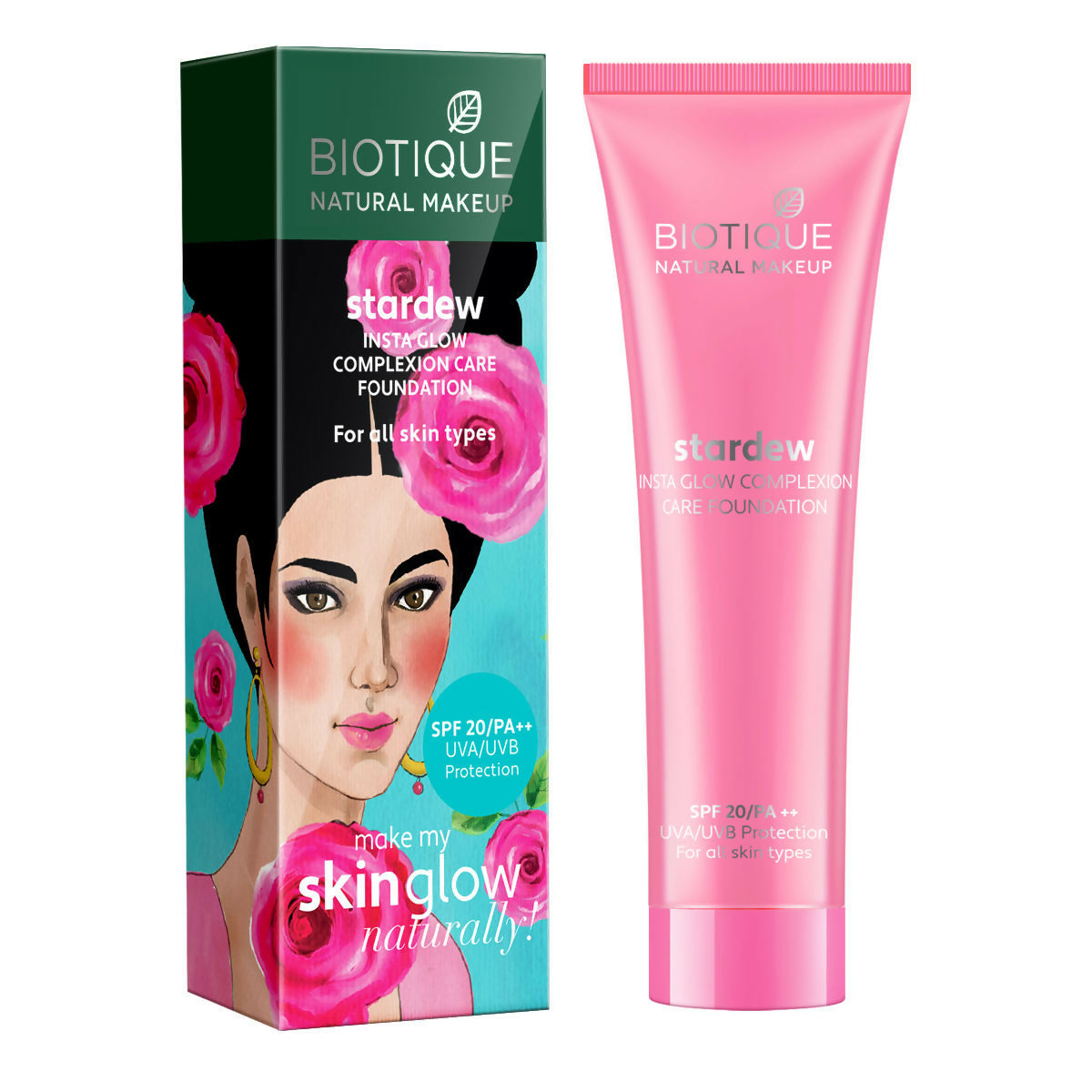 Biotique Stardew Insta Glow Complexion Care Foundation SPF 20 - Vanilla - 30 ML