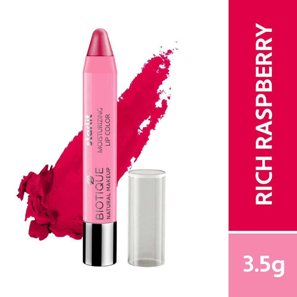 Biotique Starlit Moisturising Lipcolor - Carnation Angel-P210 - 3 5 GM