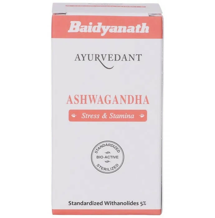 Baidyanath Jhansi Ayuvedant Ashwagandha Tablets - 60 Tabs