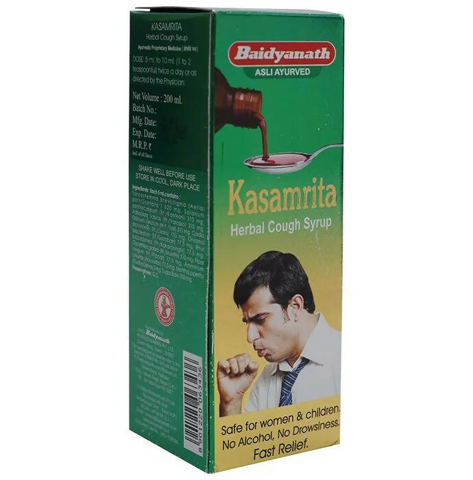 Baidyanath Jhansi Kasamrita Herbal Cough Syrup