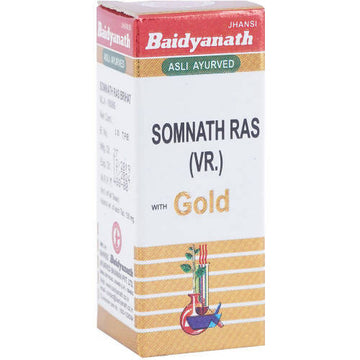 Baidyanath Jhansi Somnath Ras VR With Gold - 10 Tabs