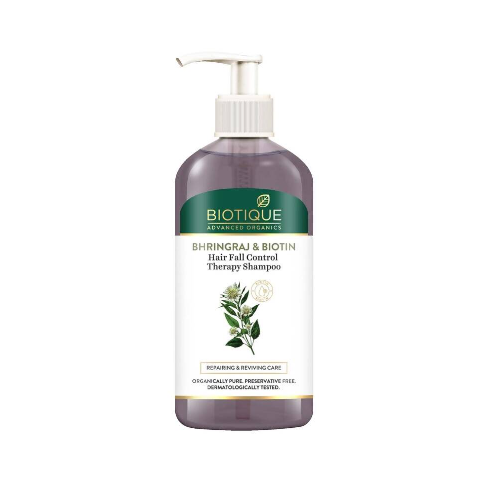 Biotique Bhringraj & Biotin Hair Fall Control Therapy Shampoo - 300 ML