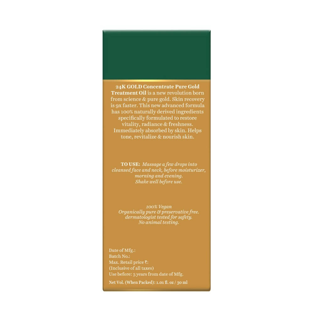 Biotique Advanced Organics 24K Gold Concentrate Pure Gold Treatment Oil - 30 ML