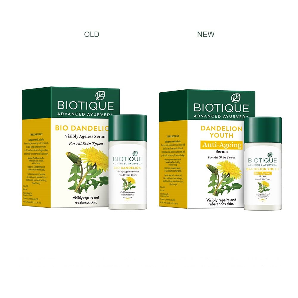 Biotique Dandelion Youth Anti-Ageing Serum - 190 ML