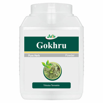 Jain Ayurveda Gokhru Tribulus Terrestris/Gokshura Powder - 400 GM