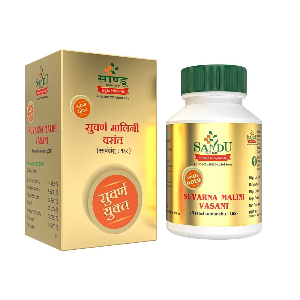 Sandu Suvarna Malini Vasant Tablet - 20 Tablets