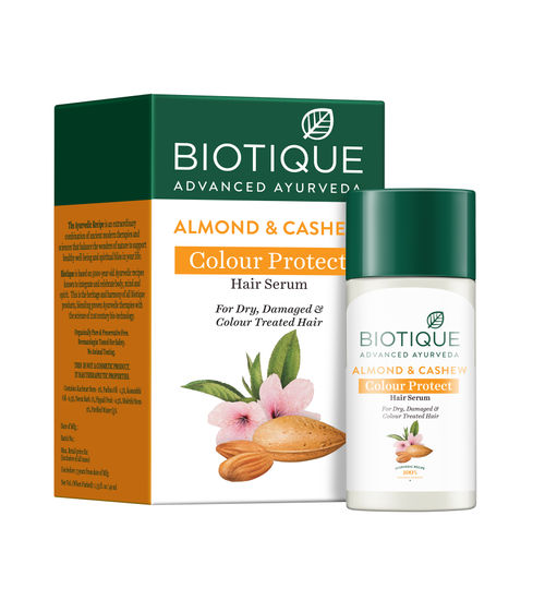 Biotique Advanced Ayurveda Bio Almond and Cashew Fresh Replenishing Hair Serum - 40 ML