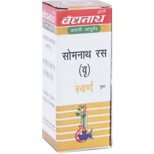 Baidyanath Jhansi Somnath Ras VR With Gold - 10 Tabs