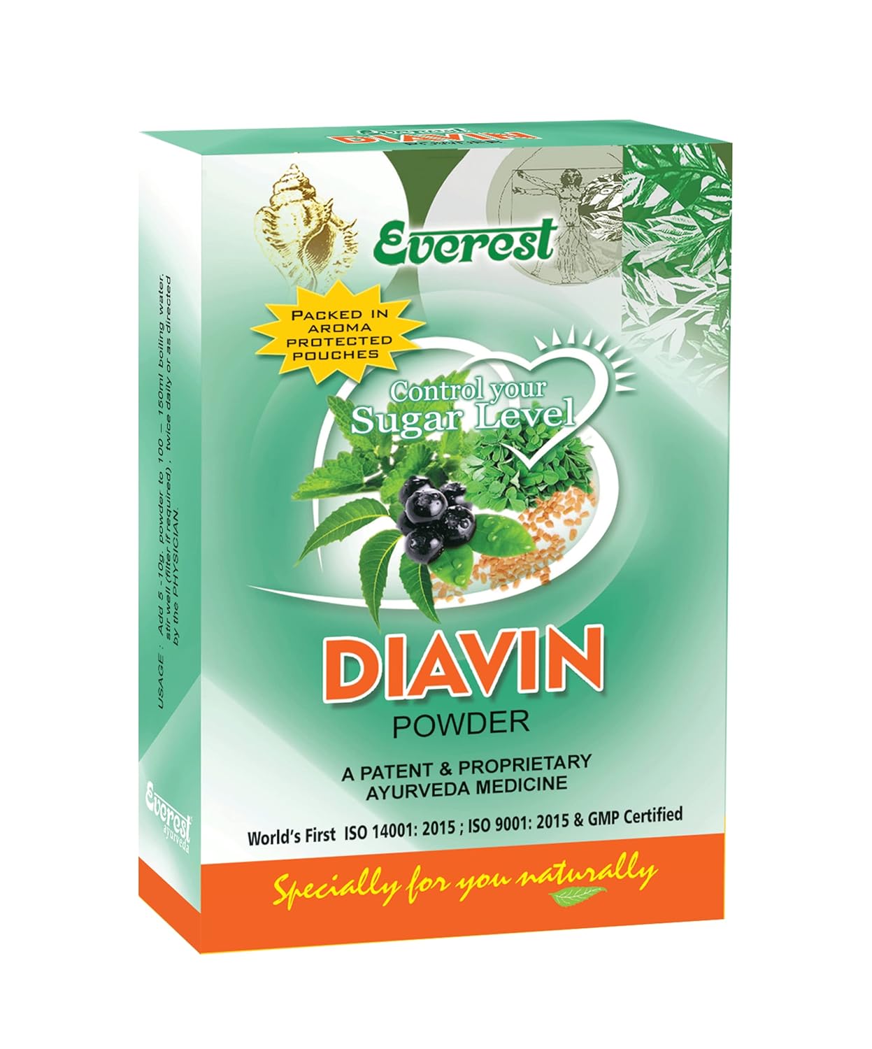 Everest Ayurveda Diavin Powder - 100 GM