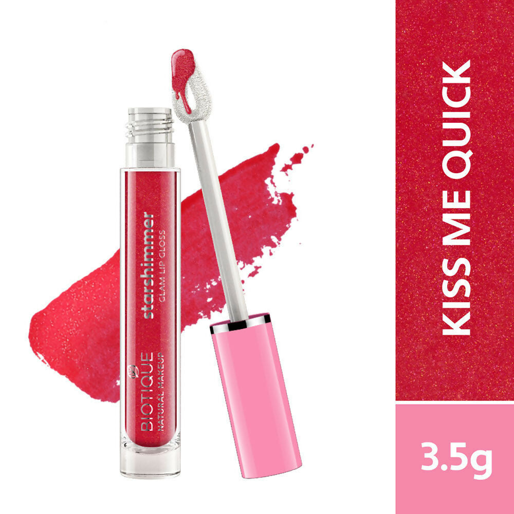 Biotique Starshimmer Glam Lip Gloss - Just Kissed-PI31 - 3.5 ML