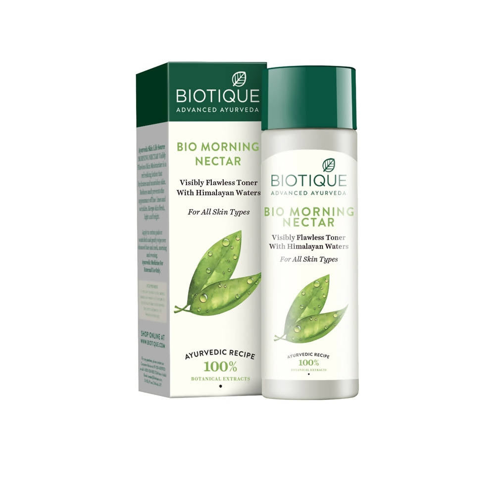 Biotique Advanced Ayurveda Bio Morning Nectar Visibly Flawless Toner - 120 ML