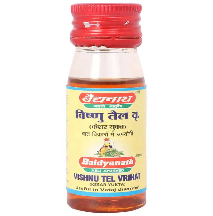 Baidyanath Jhansi Vishnu Tel Vrihat (Kesar Yukta) - 25 ML