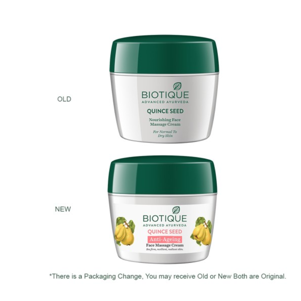 Biotique Advanced Ayurveda Quince Seed Anti-Ageing Face Massage Cream - 50 GM