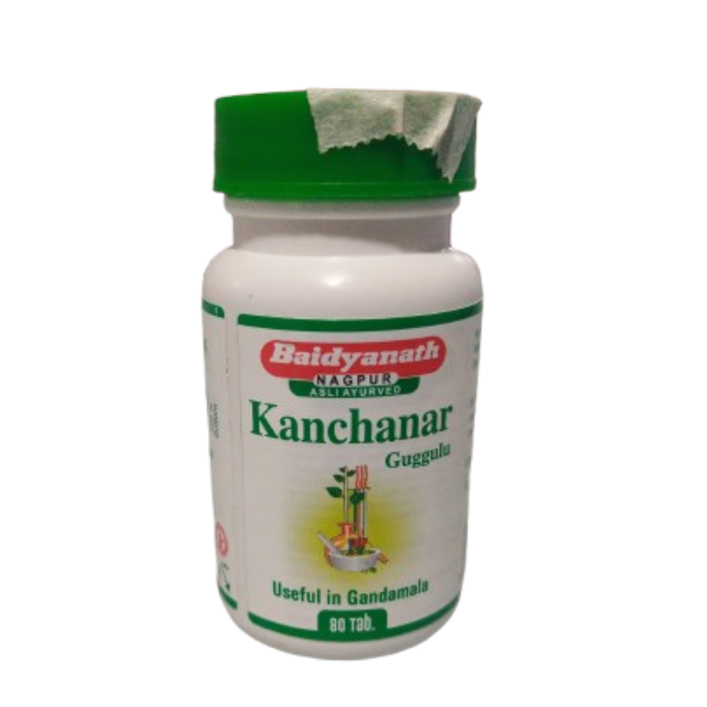 Baidyanath Nagpur Kanchnar Guggulu Tablets - 80 Tabs