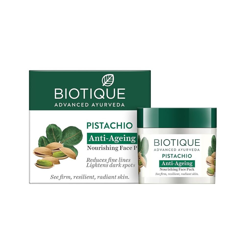 Biotique Bio Pistachio Youthful Nourishing & Revitalizing Face Pack - 50 GM
