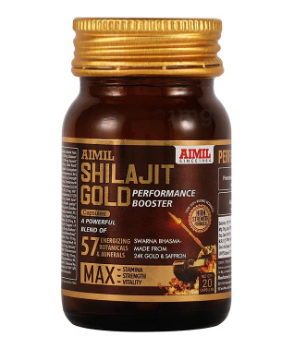 Aimil Shilajit Gold Capsules - 20 capsules
