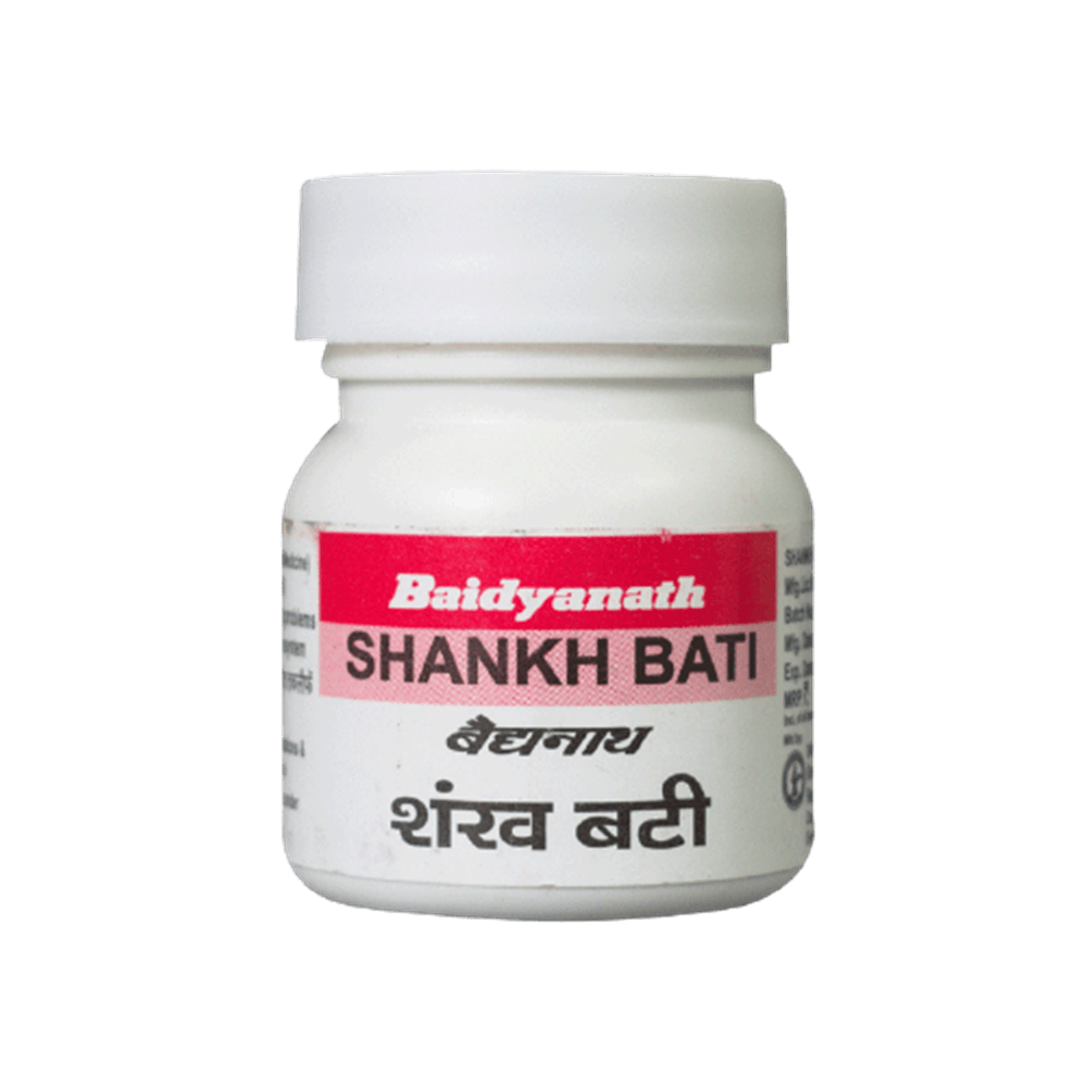 Baidyanath Jhansi Shankh Bati - 40 Tabs