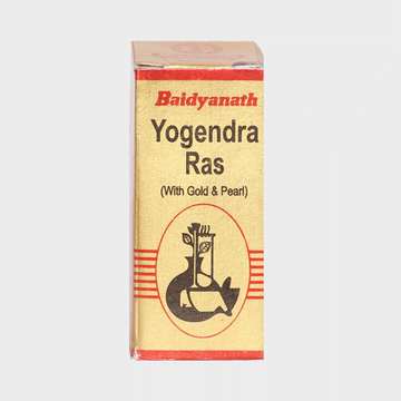 Baidyanath Yogendra Ras with Gold & Pearl - 10 Tabs