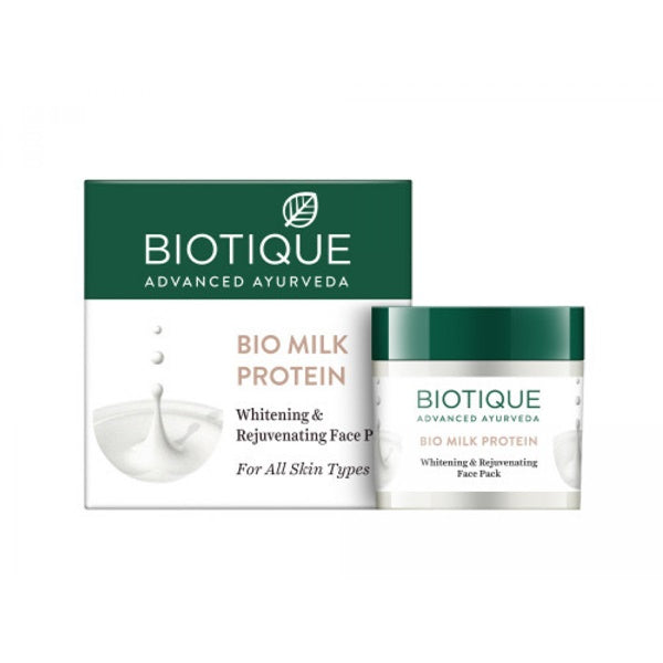 Biotique Advanced Ayurveda Bio Milk Protein Whitening & Rejuvenating Face Pack - 50 GM