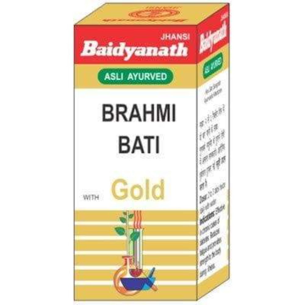 Baidyanath Jhansi Brahmi Bati with Gold - 10 Tabs