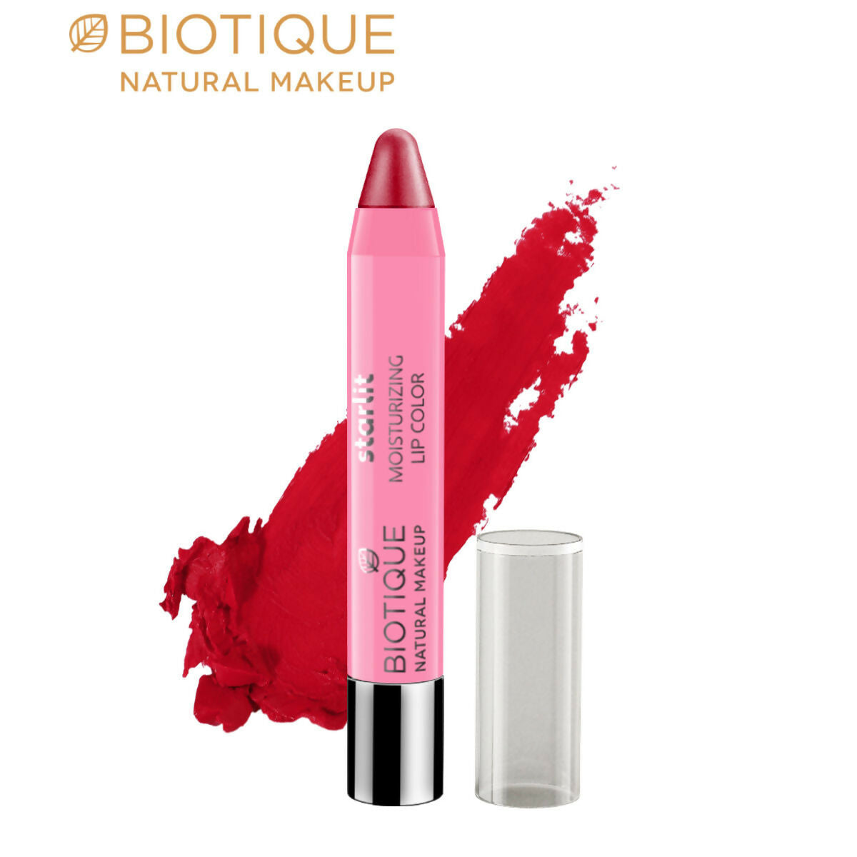 Biotique Starlit Moisturising Lipstick - Crimson Pop - 3 5 GM