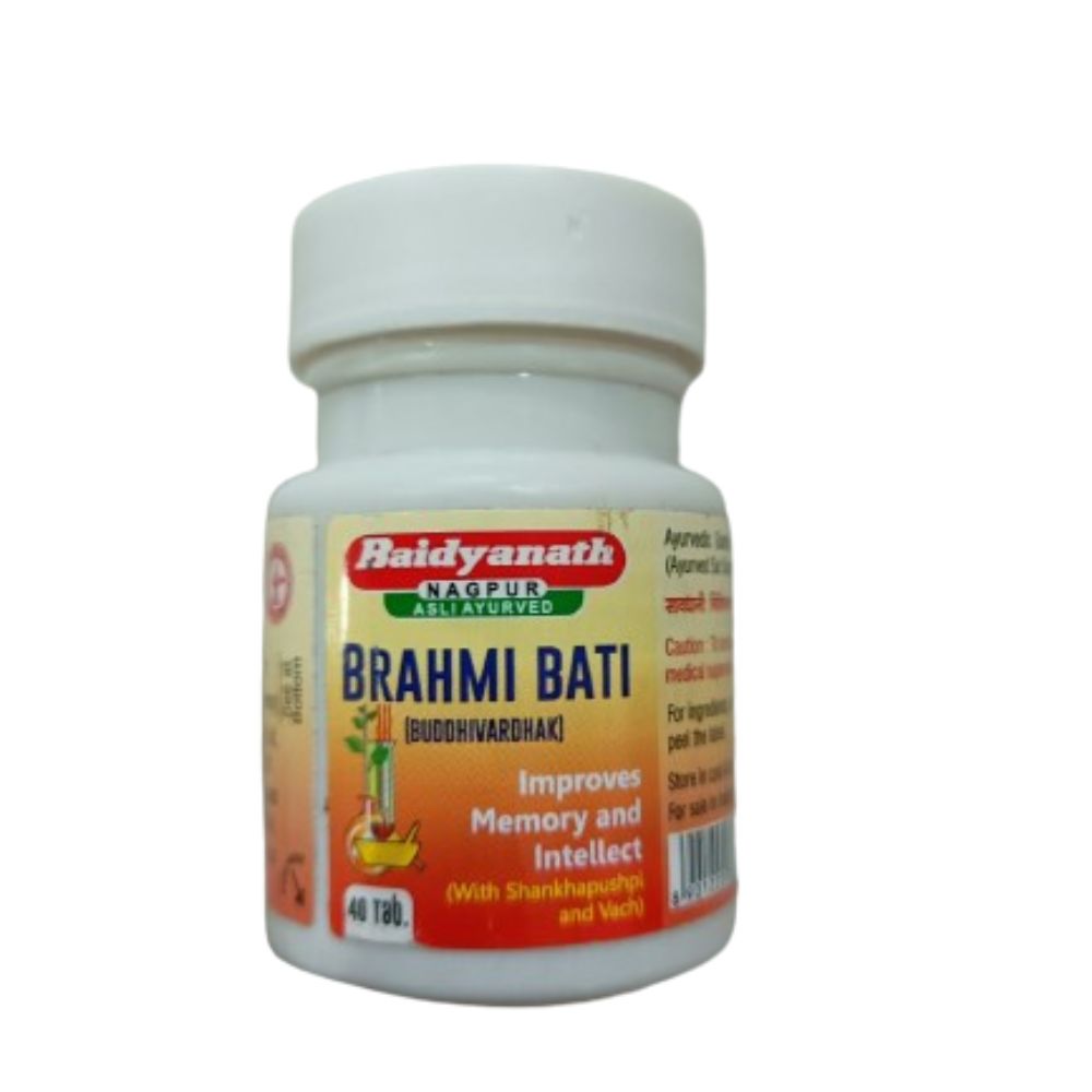 Baidyanath Nagpur Brahmi Bati - 40 Tabs