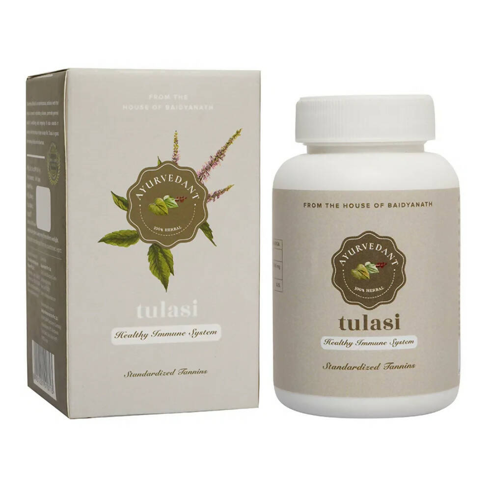 Baidyanath Jhansi Ayurvedant Tulasi Capsules - 60 Caps