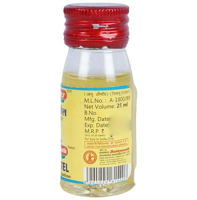 Baidyanath Jhansi Erand Tel Oil - 25 ML