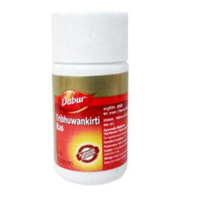 Dabur Tribhuwankirti Ras Tablets - 40 Tablets