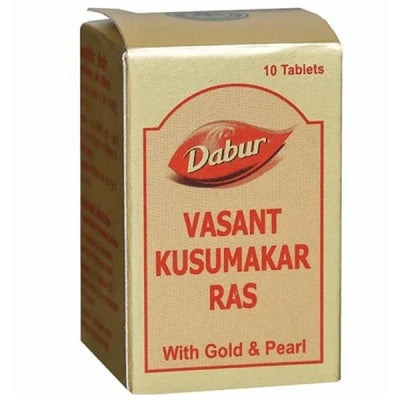 Dabur Vasant Kusumakar Ras with Gold & Pearl Tablets
