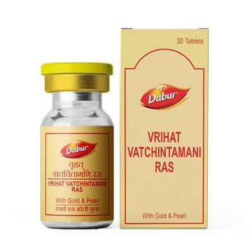 Dabur Vrihat Vatchintamani Ras with Gold and Pearl Tablets
