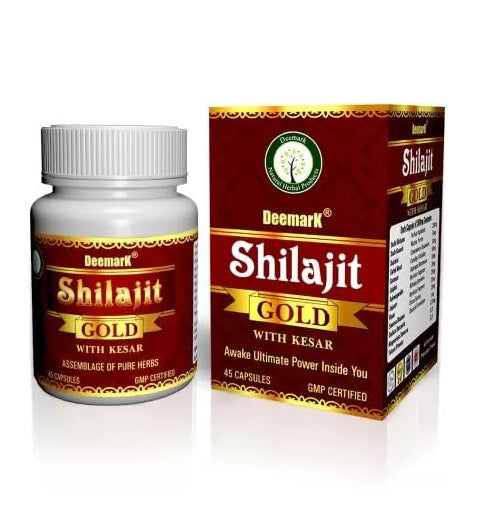 Deemark Shilajit Gold with Kesar Capsule - 10 Capsules