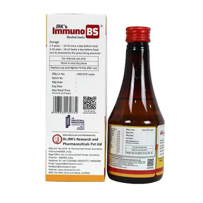 Dr. JRK's Immuno BS Herbal Tonic - 200 ML