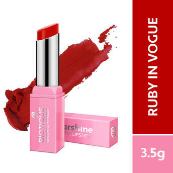 Biotique Starshine Matte Lipstick - Ruby In Vogue - 3.5 GM