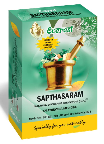 Everest Ayurveda Sapthasaram Kashaya Sookshma Choornam - 100 GM