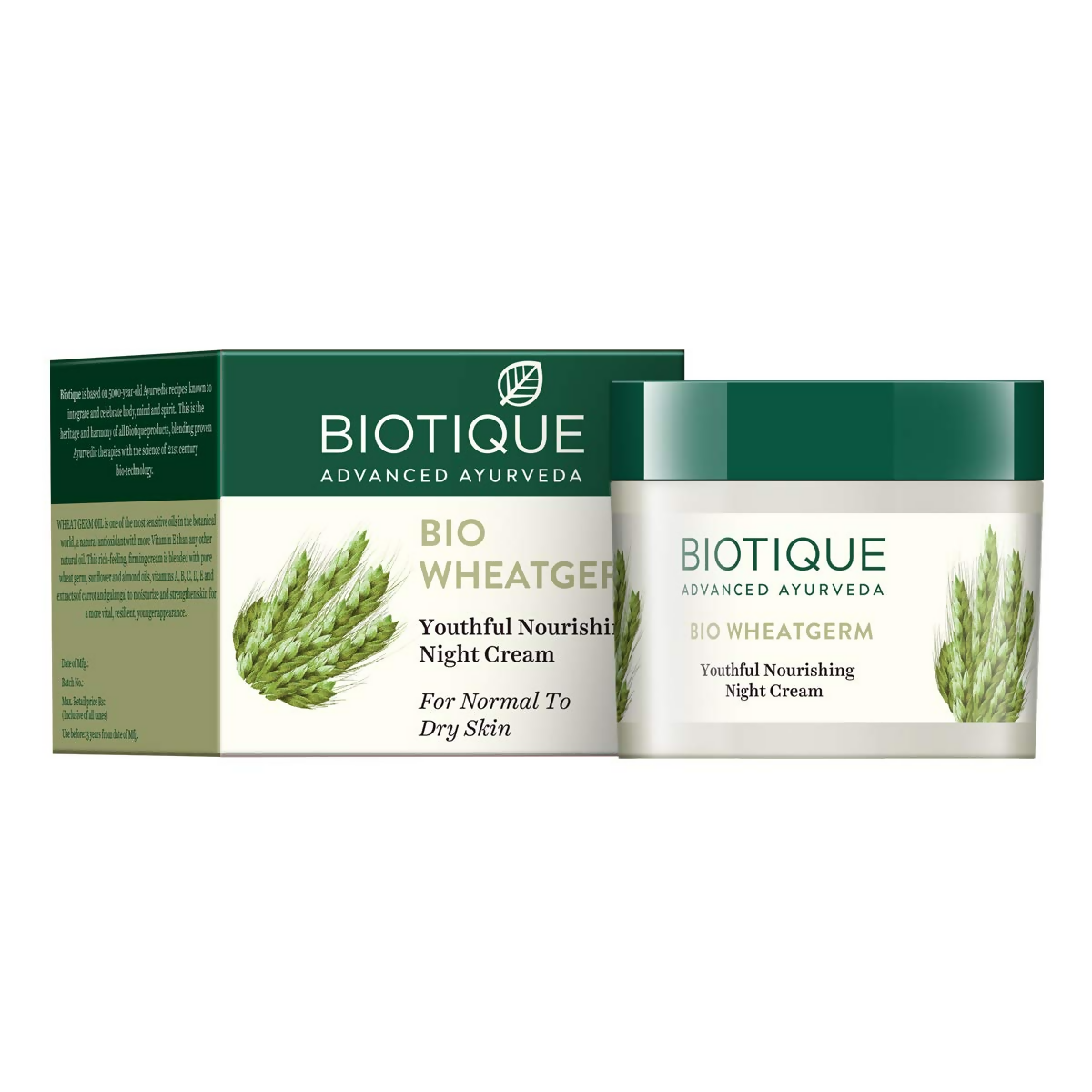 Biotique Firming Face & Body Cream - Bio Wheat Germ - 50 GM