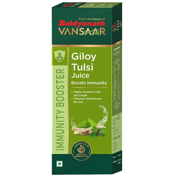 Vansaar Giloy Tulsi Juice Boosts Immunity - 1 Ltr