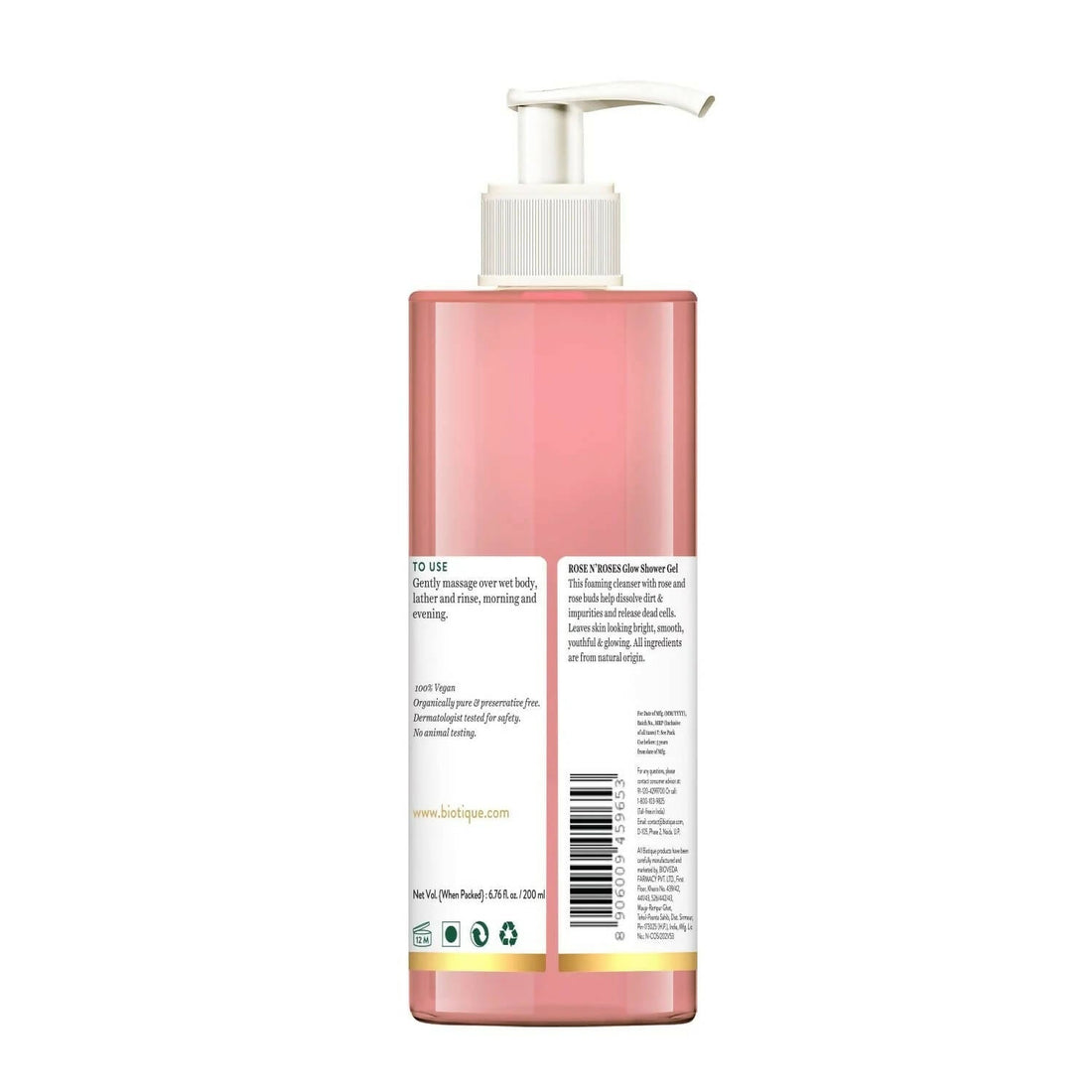 Biotique Rose n'Roses Glow Shower Gel - 200 ML