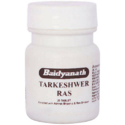 Baidyanath Jhansi Tarkeshwer Ras Tablets - 20 Tabs