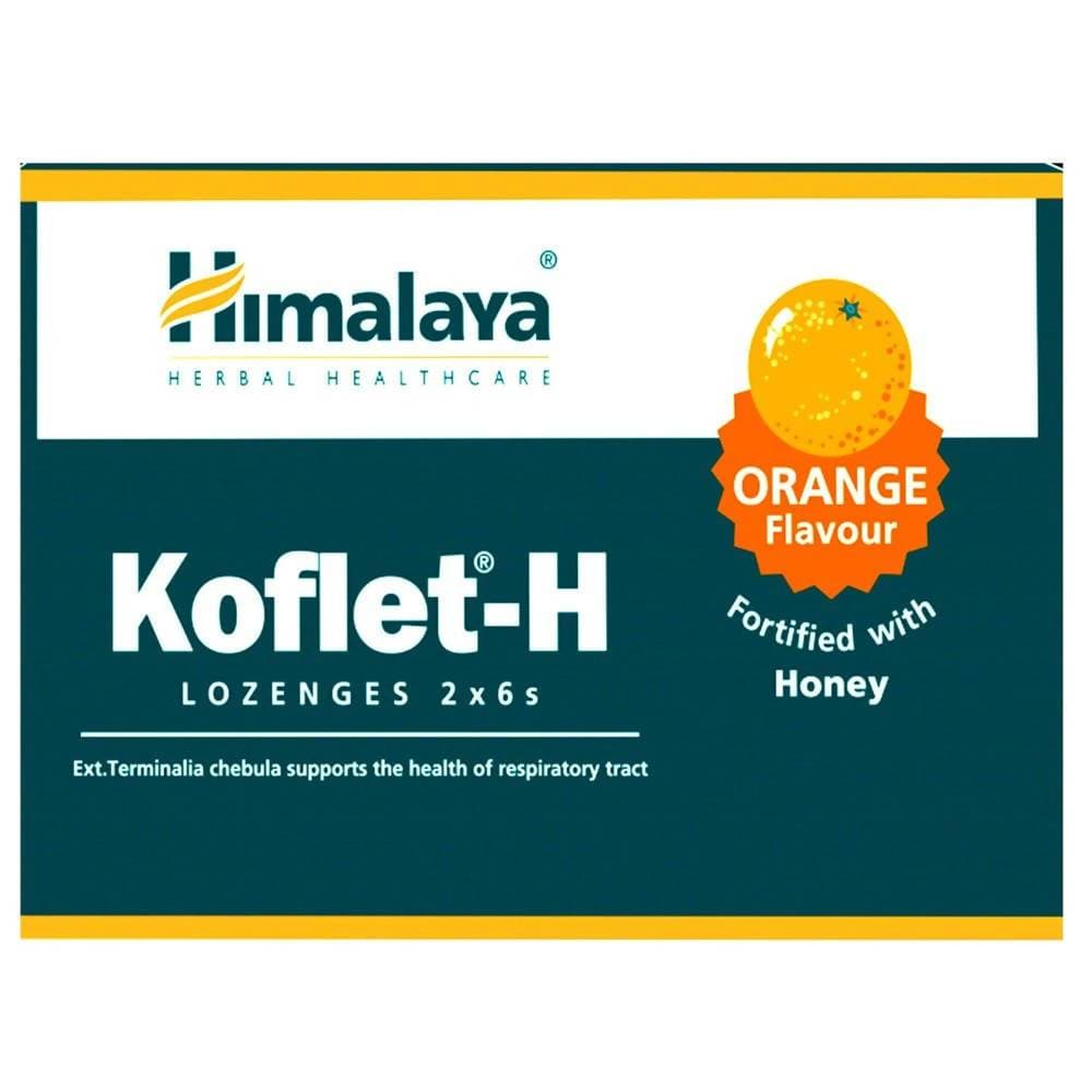 Himalaya Koflet H Lozenges - (Orange Flavour)